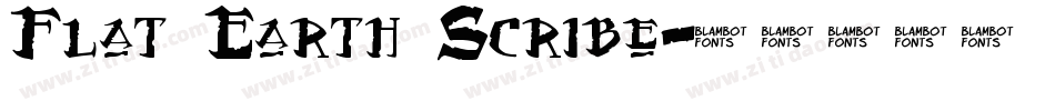 Flat Earth Scribe字体转换